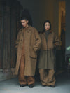 AVIVA JIFEI XUE 24 Autumn and Winter Wool Linen Plaid Casual Coat AJX-FW24-RMC-KWLC-GW Plaid